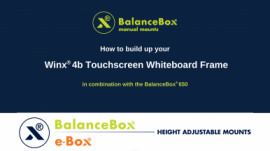 BalanceBox® Winx® - Der Rahmen für Displays mit Whiteboards