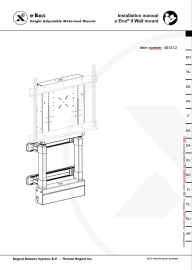 e·Box® II Wall Mount | Installation Manual